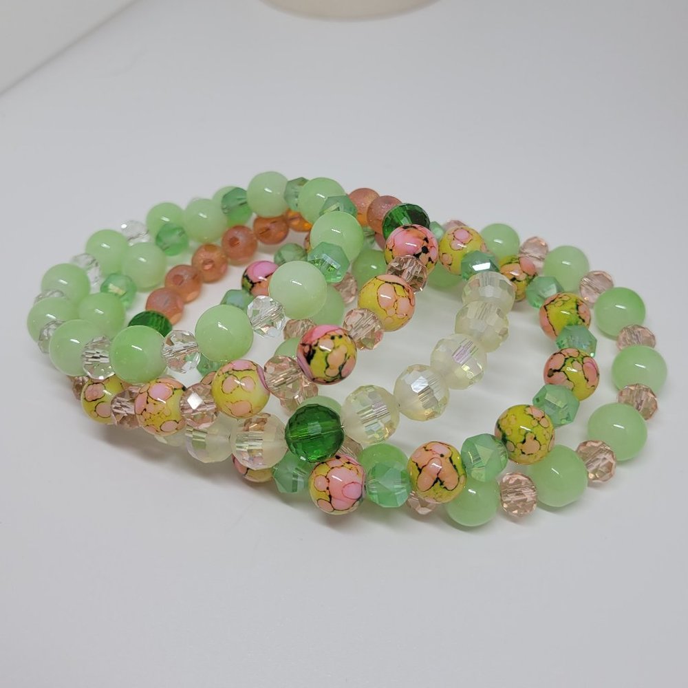 5 Row Memory Wire Wrap Bracelet - image 5